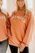 Ribbed Corduroy Oversized Sweatshirt